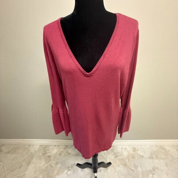 Rose Bell Cuff Sweater - Picture 1 of 4
